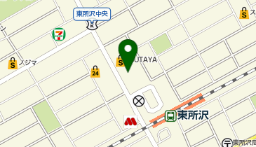 ChargeSPOT ファミリーマート 東所沢駅前店の地図画像