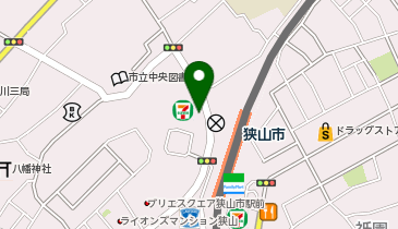 ChargeSPOT ファミリーマート 狭山市駅西口店の地図画像