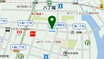 ChargeSPOT ファミリーマート 入船一丁目店の地図画像
