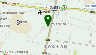 ChargeSPOT ファミリーマート 市谷柳町店の地図画像