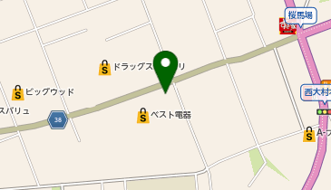 CHARGESPOT(チャージスポット)ローソン 大村古賀島町店の地図画像