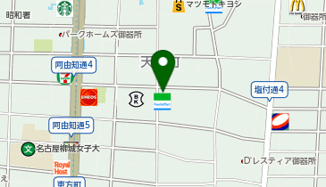 ChargeSPOT ファミリーマート 昭和石仏町店の地図画像
