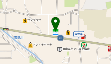 ChargeSPOT ファミリーマート 羽曳野しまだ病院前店の地図画像