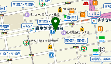 ChargeSPOT ローソン 札幌南4条西五丁目店の地図画像