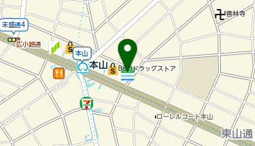 ChargeSPOT ファミリーマート 千種本山店の地図画像