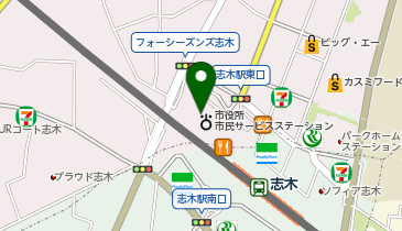 CHARGESPOT(チャージスポット)マルイファミリー志木の地図画像