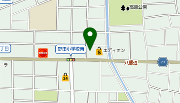 ChargeSPOT ファミリーマート 中川野田店の地図画像