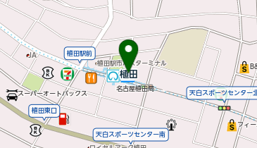 ChargeSPOT ファミリーマート 植田駅前店の地図画像