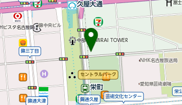 ChargeSPOT ファミリーマート オアシス21前店の地図画像