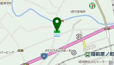 ChargeSPOT ファミリーマート 宮城野原町店の地図画像