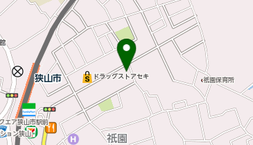 ChargeSPOT ファミリーマート 狭山祇園店の地図画像