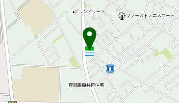 ChargeSPOT ファミリーマート 座間ひばりが丘二丁目店の地図画像