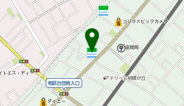 ChargeSPOT ファミリーマート 座間郵便局前店の地図画像