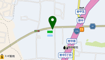ChargeSPOT ファミリーマート 藤井寺野中五丁目店の地図画像