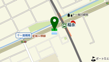 ChargeSPOT ファミリーマート 稲永駅前店の地図画像