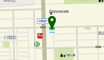 ChargeSPOT ファミリーマート 県立武道館前店の地図画像