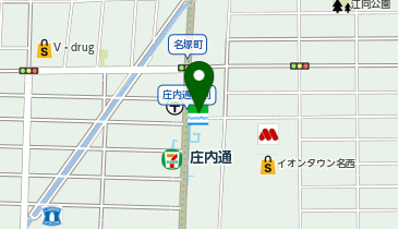 ChargeSPOT ファミリーマート 庄内通店の地図画像
