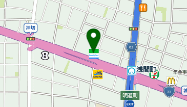 ChargeSPOT ファミリーマート 名古屋浅間町店の地図画像