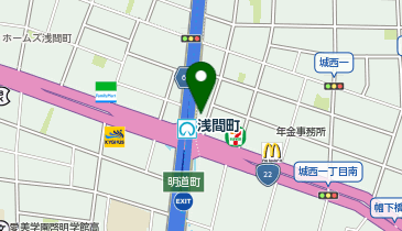ChargeSPOT ファミリーマート 浅間町駅前店の地図画像