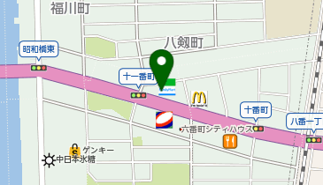 ChargeSPOT ファミリーマート 中川十一番町店の地図画像