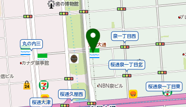 ChargeSPOT ファミリーマート 泉一丁目店の地図画像