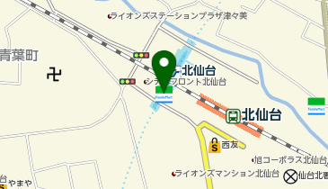 ChargeSPOT ファミリーマート 北仙台駅前店の地図画像