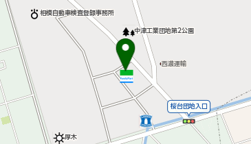 ChargeSPOT ファミリーマート 愛川桜台店の地図画像