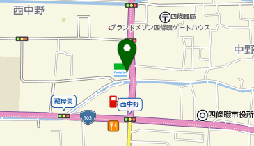 ChargeSPOT ファミリーマート 四條畷中野西店の地図画像