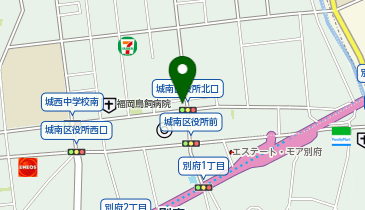 ChargeSPOT ファミリーマート 福岡城南区役所前店の地図画像