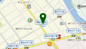 ChargeSPOT ファミリーマート 福岡清川三丁目店の地図画像