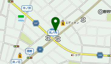 CHARGESPOT(チャージスポット)ローソン 豊明丸の内店の地図画像