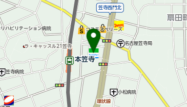 ChargeSPOT ファミリーマート 笠寺西門店の地図画像