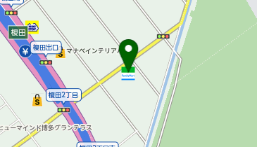 ChargeSPOT ファミリーマート 博多榎田二丁目店の地図画像
