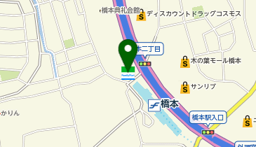 ChargeSPOT ファミリーマート 橋本駅前店の地図画像