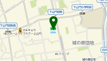 ChargeSPOT ファミリーマート 福岡上山門店の地図画像