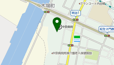 ChargeSPOT ファミリーマート JCHO中京病院店の地図画像