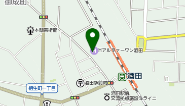 CHARGESPOT(チャージスポット)魚民 酒田駅前店の地図画像