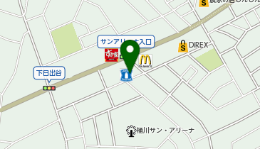CHARGESPOT(チャージスポット)ローソン 桶川下日出谷店の地図画像