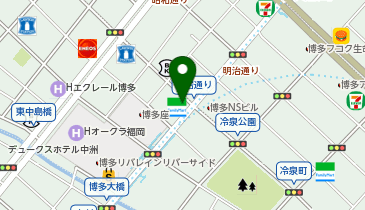 ChargeSPOT ファミリーマート 博多明治通り店の地図画像