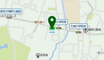 ChargeSPOT ファミリーマート 福岡七隈六丁目店の地図画像