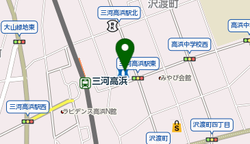 CHARGESPOT(チャージスポット)ローソン 三河高浜駅前店の地図画像