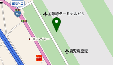 CHARGESPOT(チャージスポット)ファミリーマート くすりの大信鹿児島空港店の地図画像