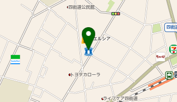 ChargeSPOT ローソン 四街道津ノ守店の地図画像
