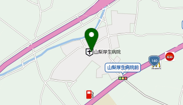 CHARGESPOT(チャージスポット)ローソン 山梨厚生病院店の地図画像