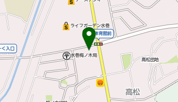 CHARGESPOT(チャージスポット)ローソン 水巻梅ノ木店の地図画像