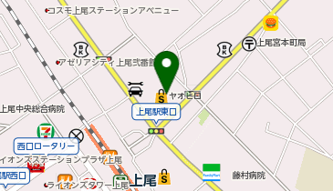 ChargeSPOT ローソン 上尾駅東口店の地図画像