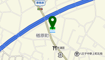 ChargeSPOT ファミリーマート 八王子秋川街道店の地図画像