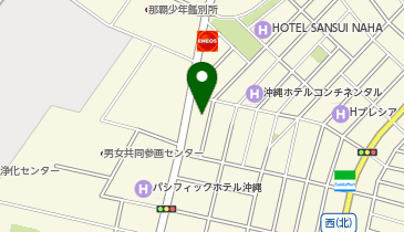 CHARGESPOT(チャージスポット)ホテルリブマックス 那覇波の上 1の地図画像