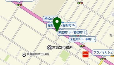 CHARGESPOT(チャージスポット)ドコモショップ 富良野店の地図画像