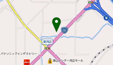 CHARGESPOT(チャージスポット)ドコモショップ 津山インター店の地図画像
